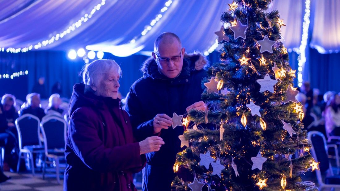 Crawley hospice brings community together at two winter remembrance services