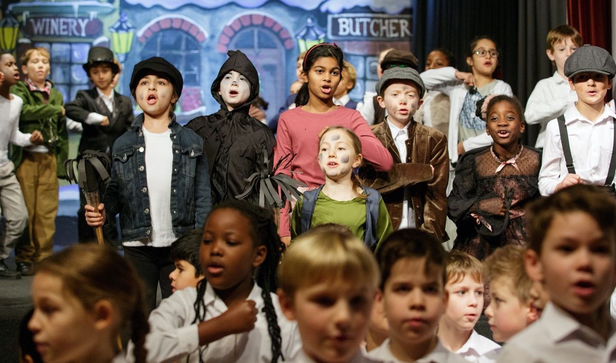 Aldenham pupils delight guests with ‘Bah Humbug’ Christmas musical