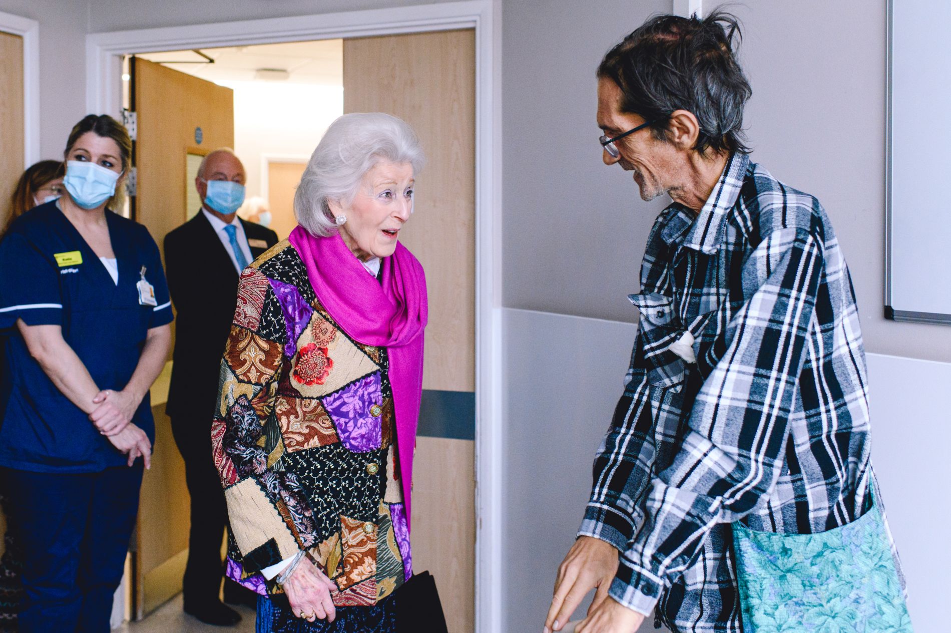 Her Royal Highness Princess Alexandra visits Sydenham hospice
