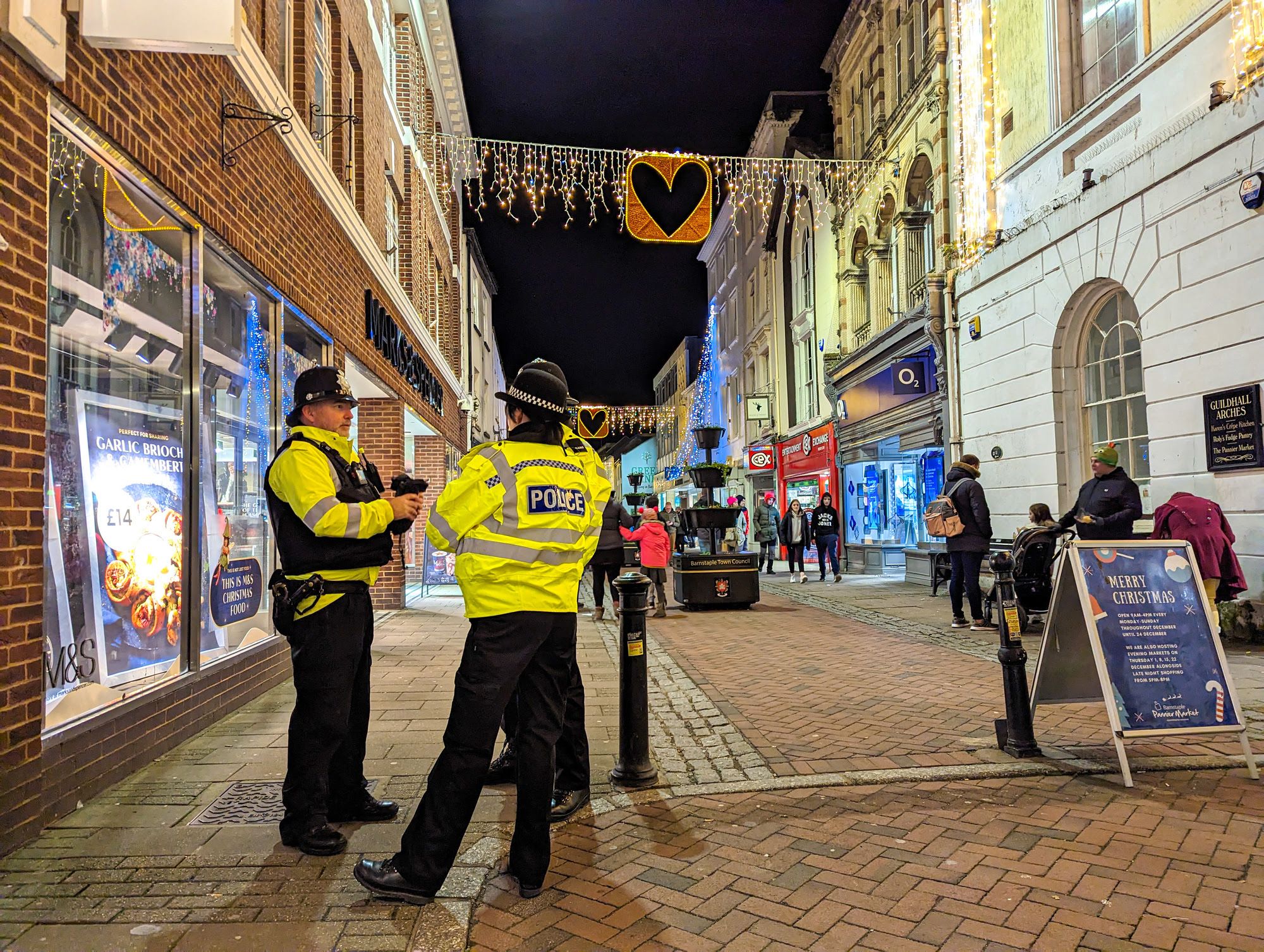 Action evening provides presence against antisocial behaviour in Barnstaple