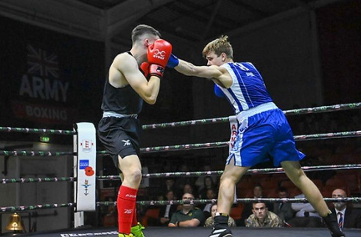 Widnes boxer Cameron Lewis represents RAF