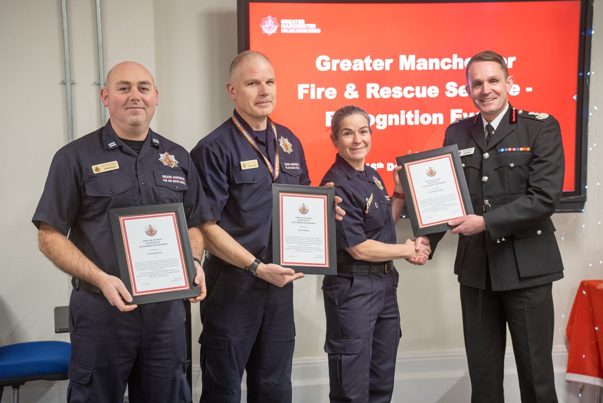 Rochdale’s Fireground Museum plays host to GM Fire and Rescue recognition event