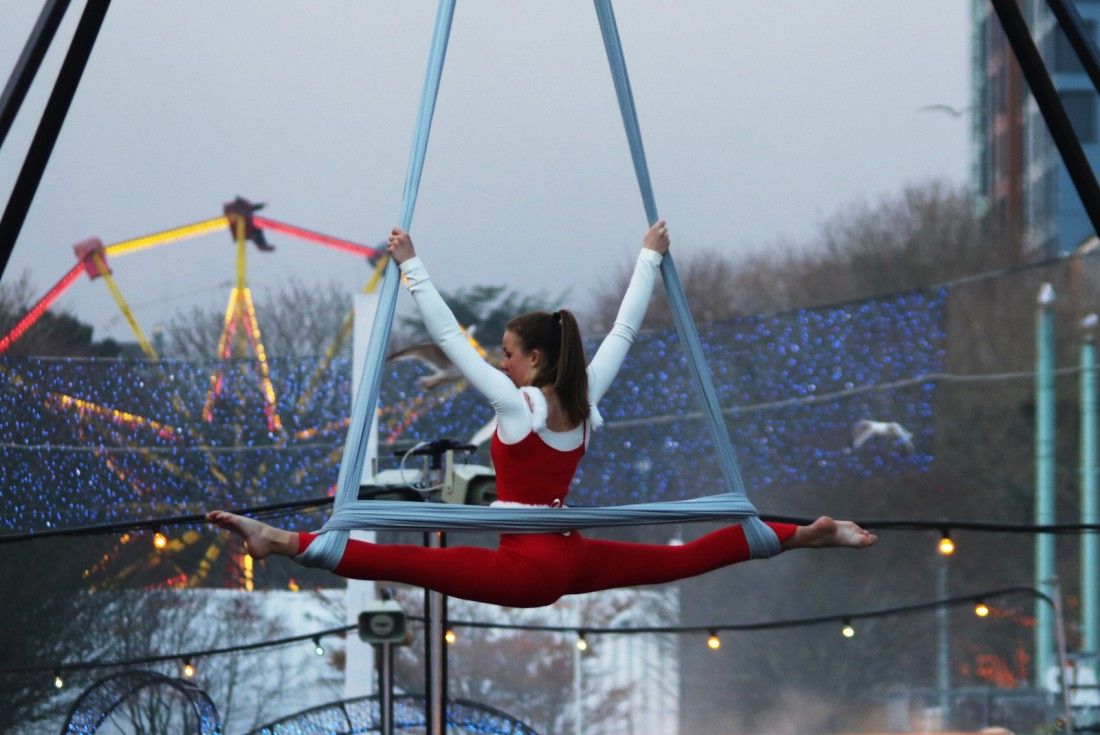 Plymouth photographer captures 'swirling and twirling' dancer at Christmas market