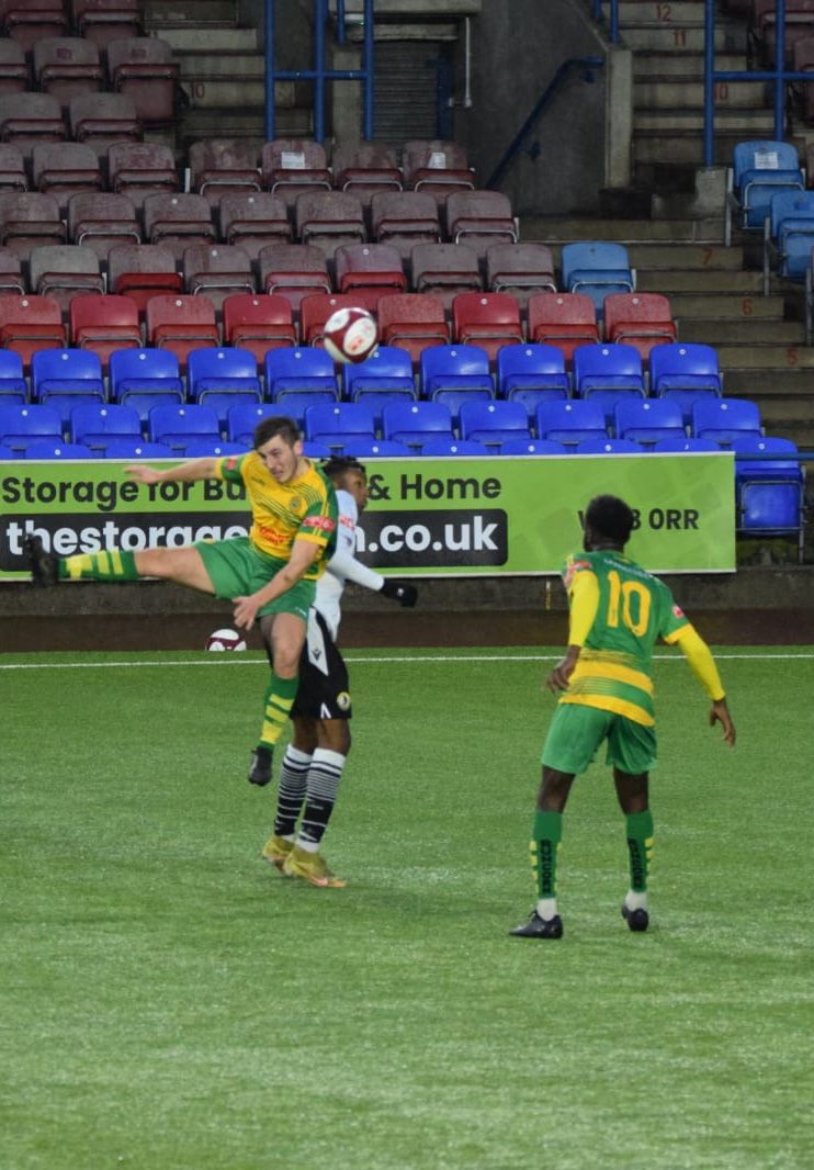 Football: Runcorn Linnets draw against Widnes in slippery derby