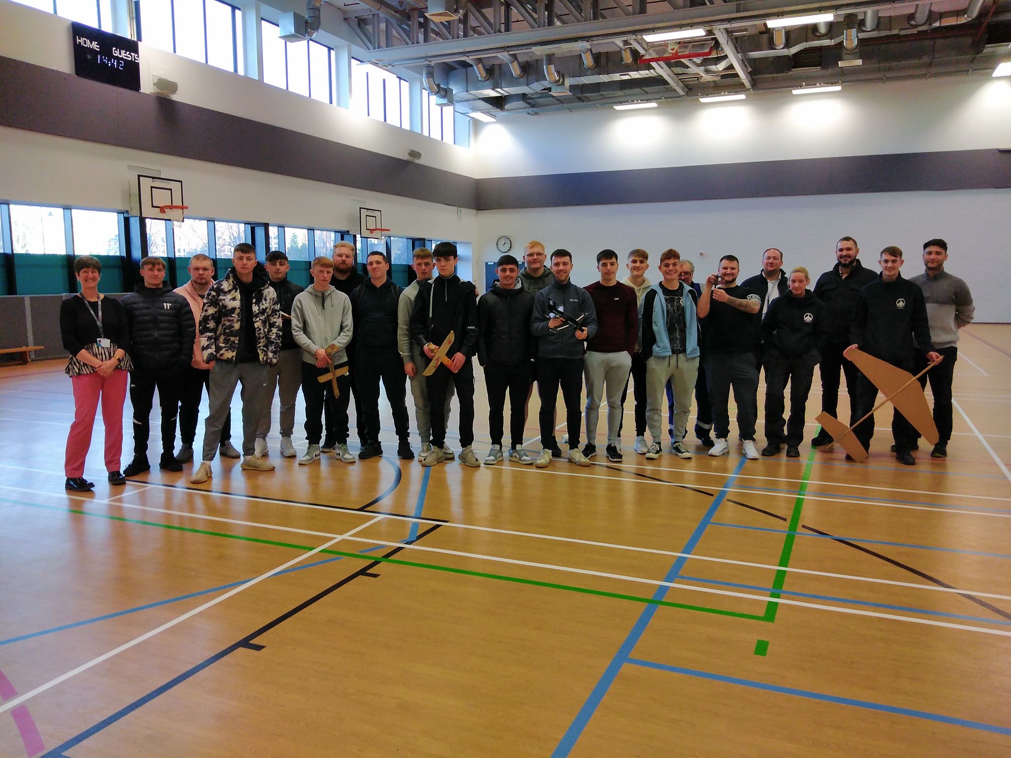 Ayrshire College students design and test their own aeroplanes