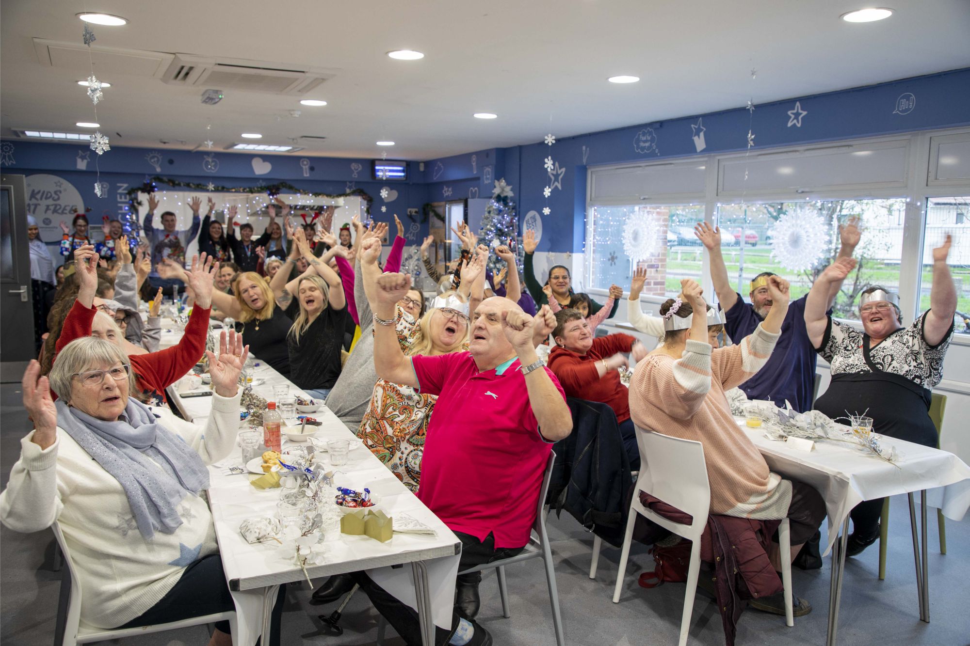 Huge festive meal laid on in Runcorn