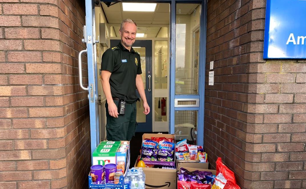 Rochdale mum and daughter donate presents to North West Ambulance Service