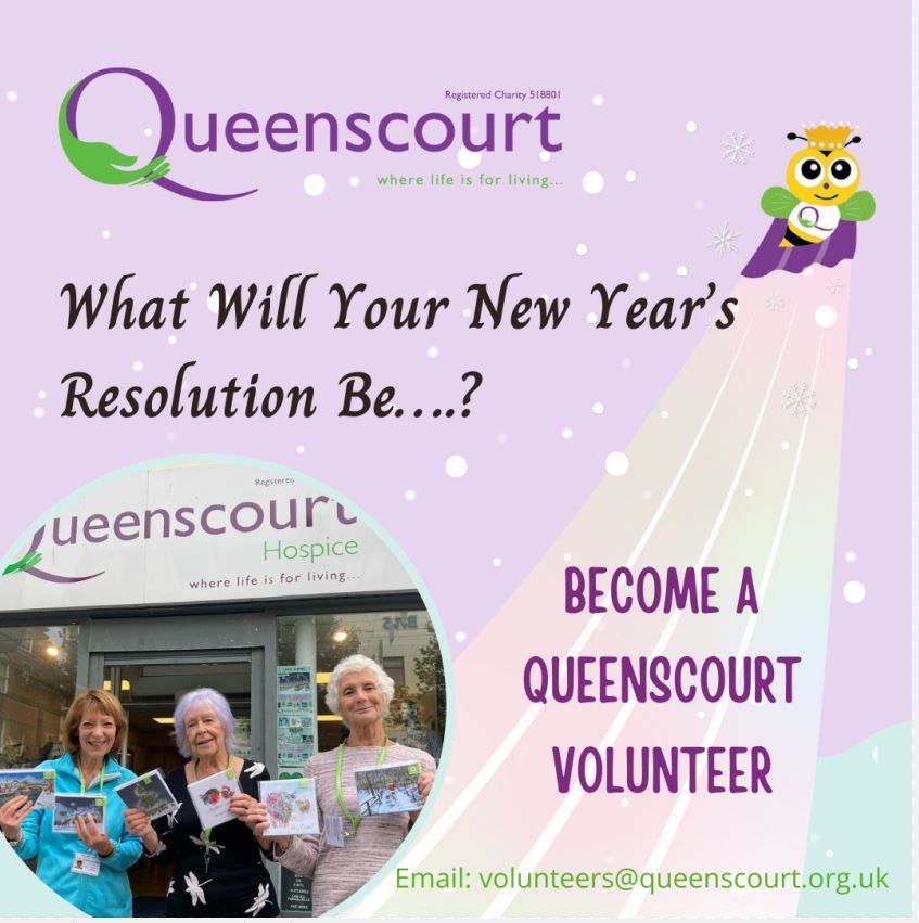 Queenscourt Hospice asks what will your New Year’s Resolution be…?