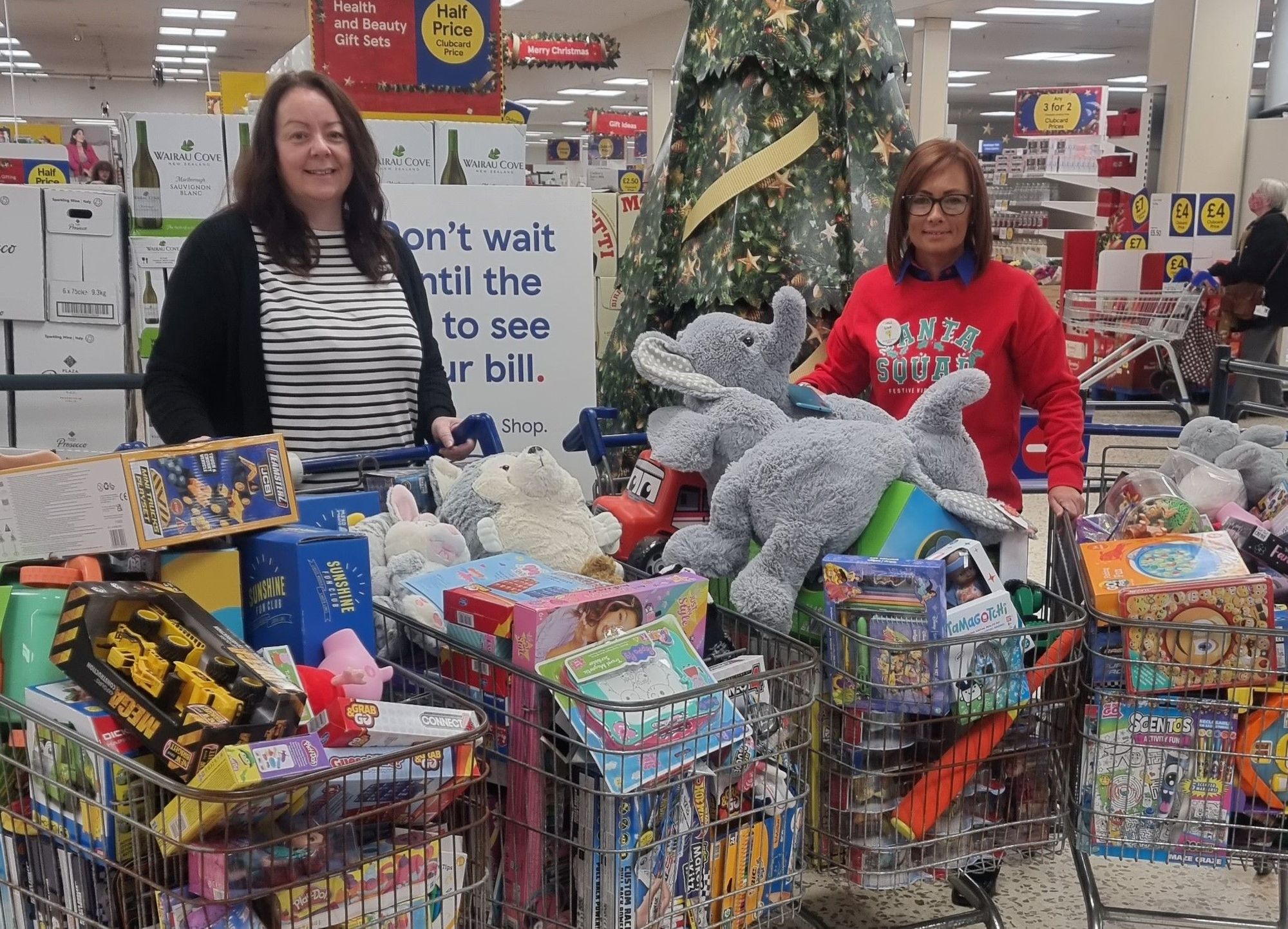 Llanelli shoppers thanked for Christmas toy donations InYourArea News