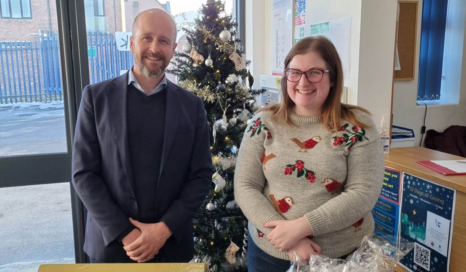 Christmas raffle raises £4,000 for Wallasey cerebral palsy group