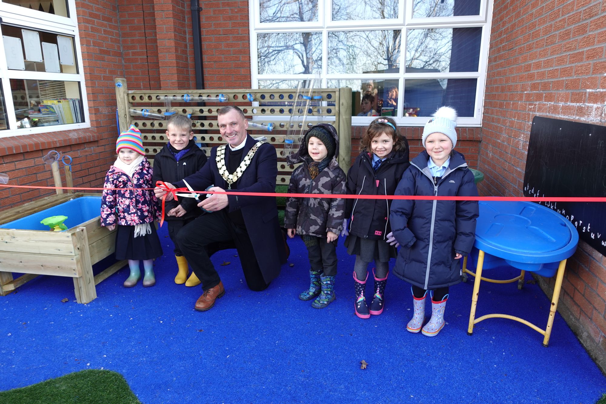 School rebuilds play area after storm destroys resources