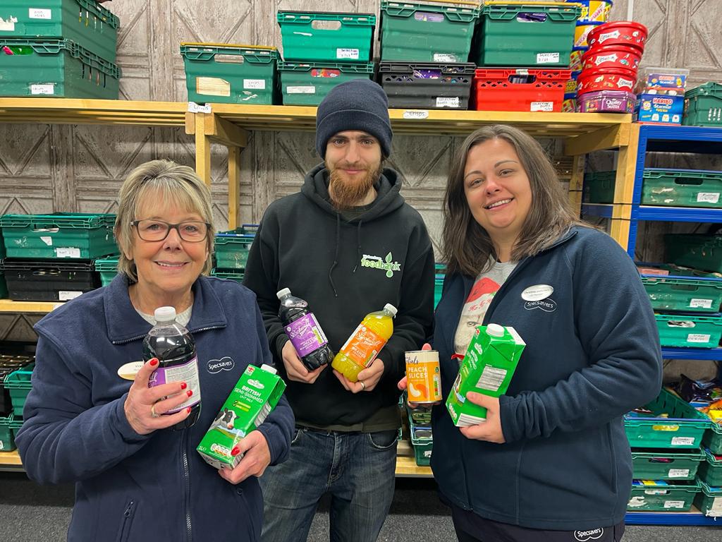 Specsavers raise over £3,000 for Greater Manchester food banks