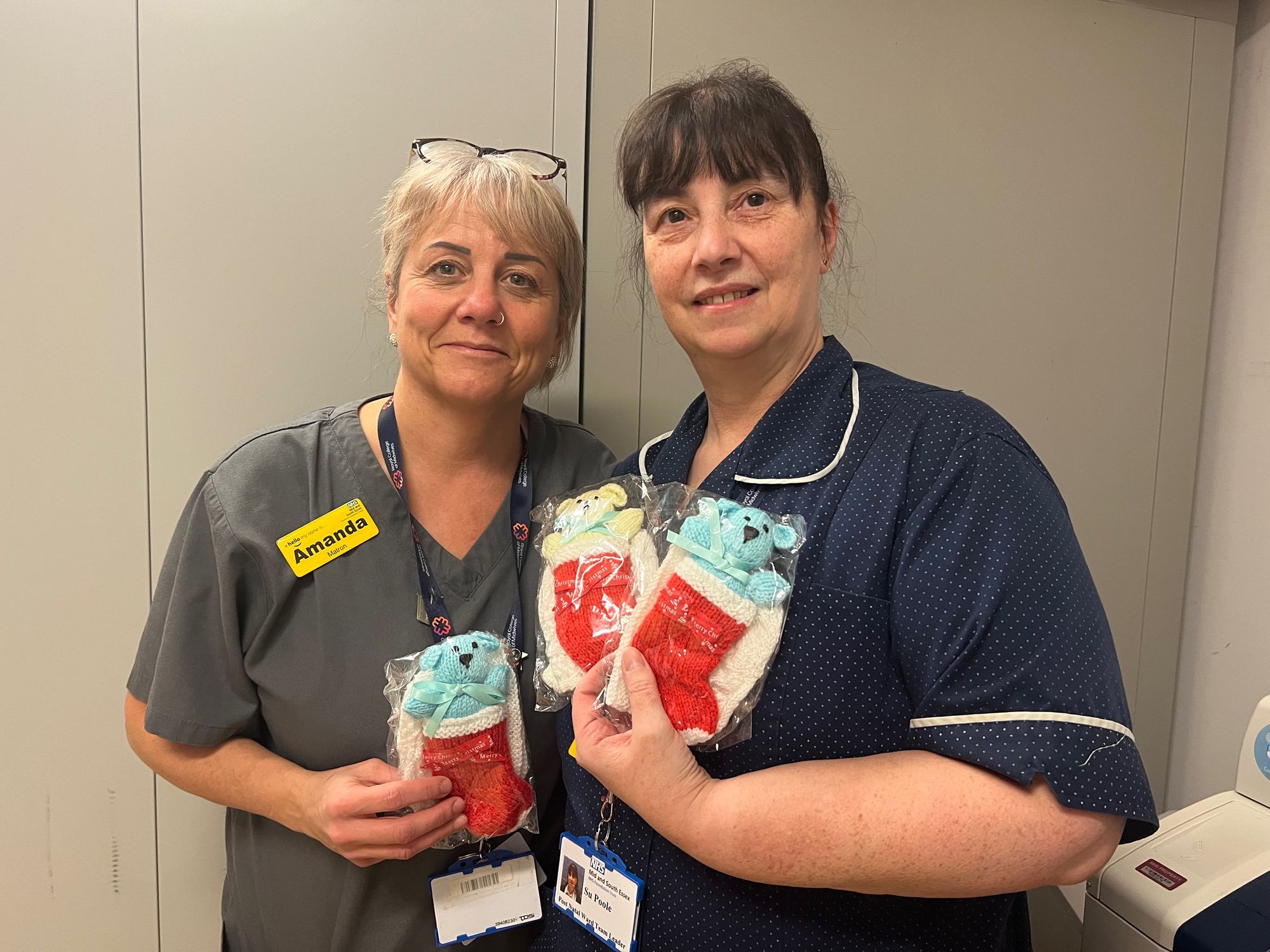 New parents receive Christmas gifts at Broomfield Hospital