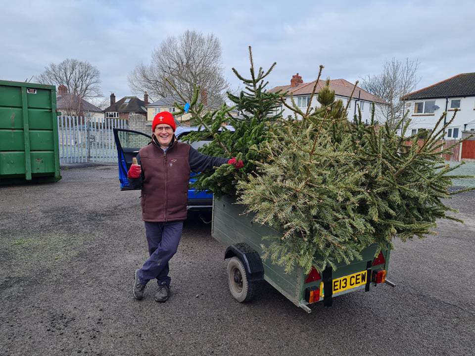 Recycle your Christmas tree with Wrexham's Nightingale House