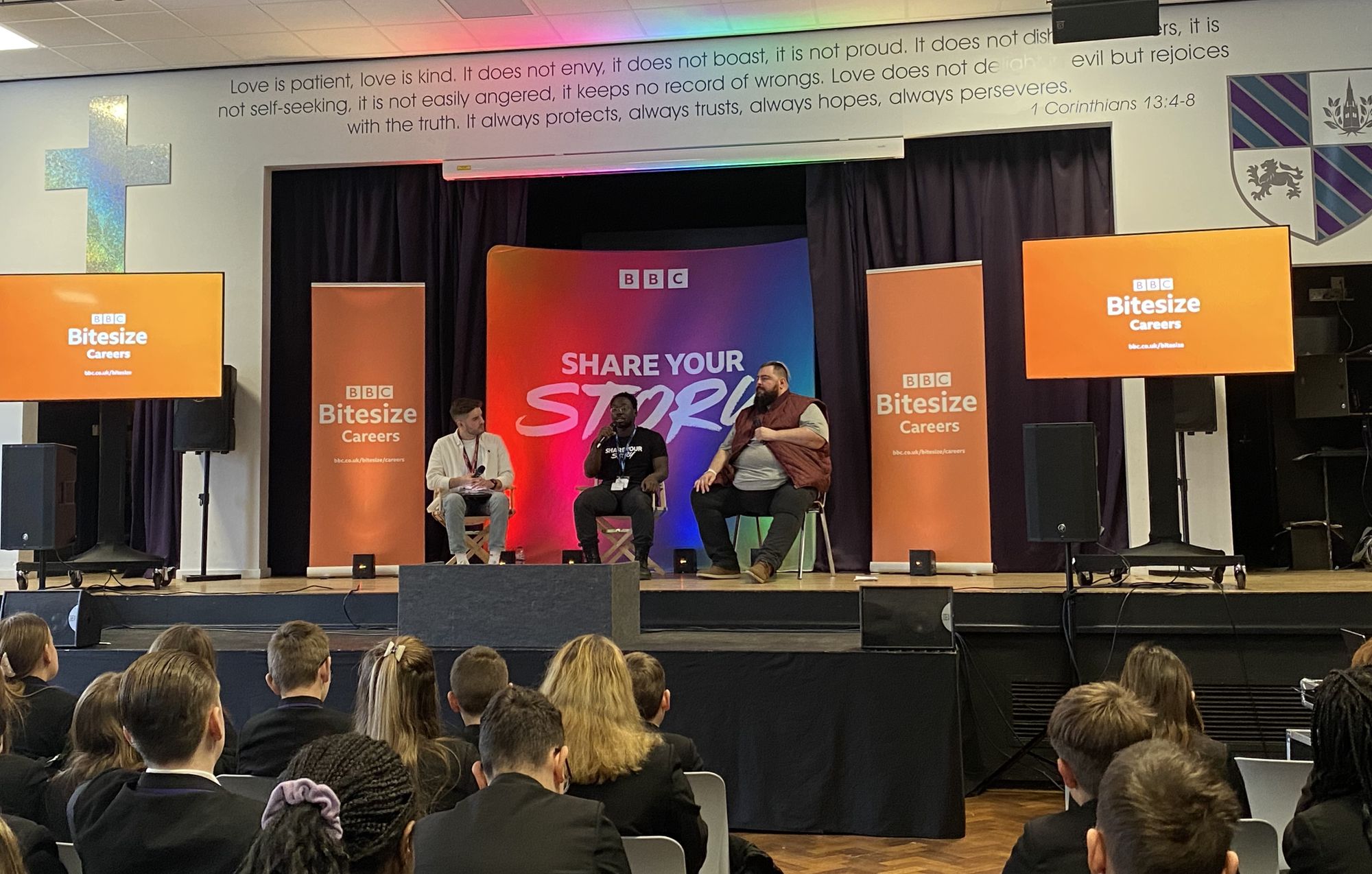 BBC visits a Nottinghamshire Academy to celebrate its centenary with 'BBC100 Share Your Story' event