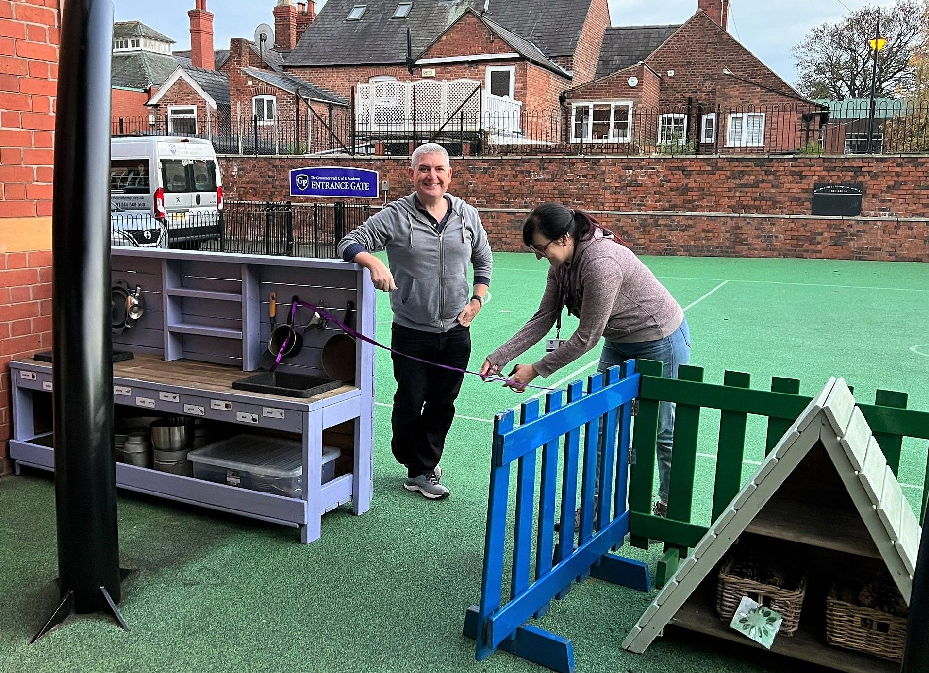 Chester Reception pupils love new classroom and playground