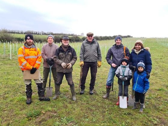 Tremendous volunteer effort at Hathern Community Woodland