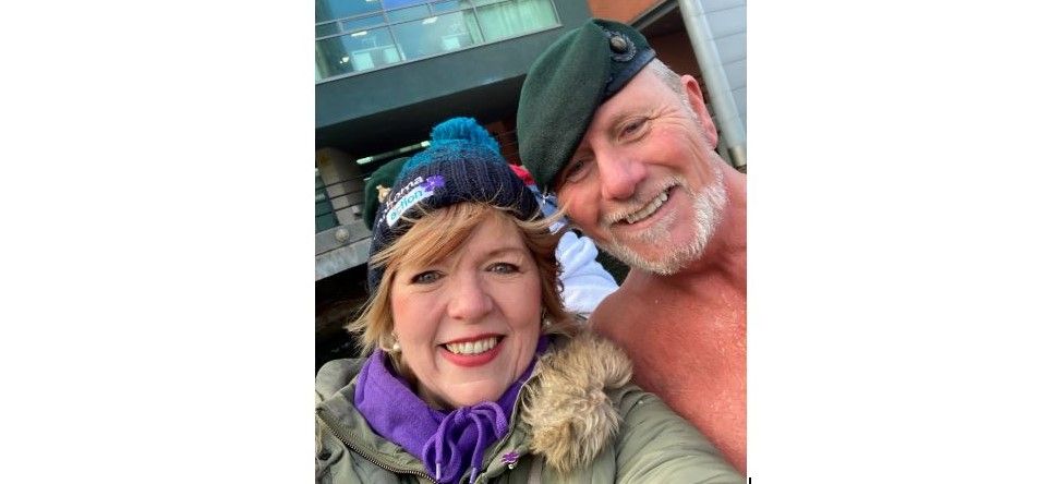 Royal Marine takes ninth 'cold water plunge' in Liverpool's Prince’s Dock