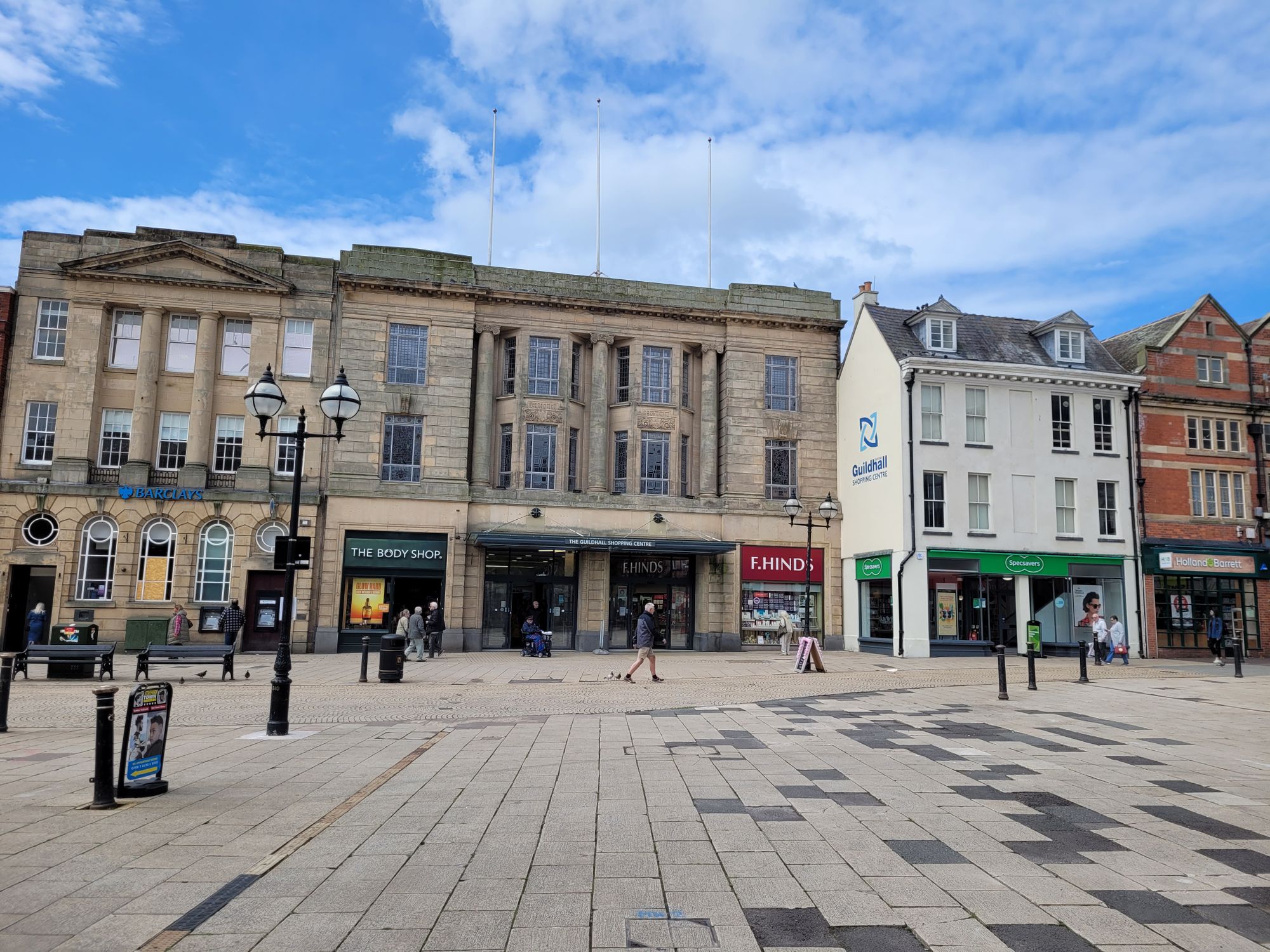 Work underway on improved Market Square for Stafford