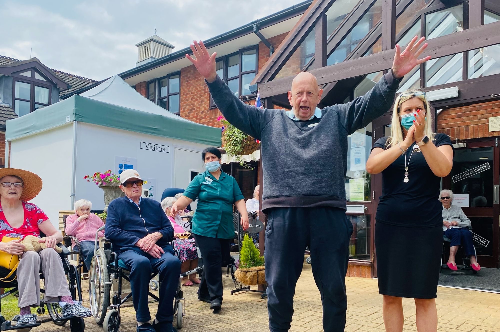 Leamington Spa care home thanks emergency services with free breakfast