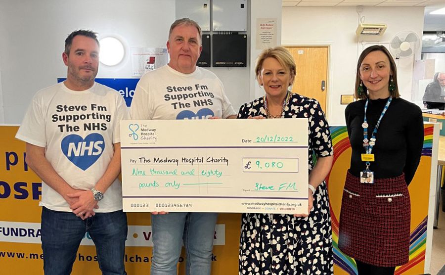 Kent DJ raises thousands for Medway Hospital Charity
