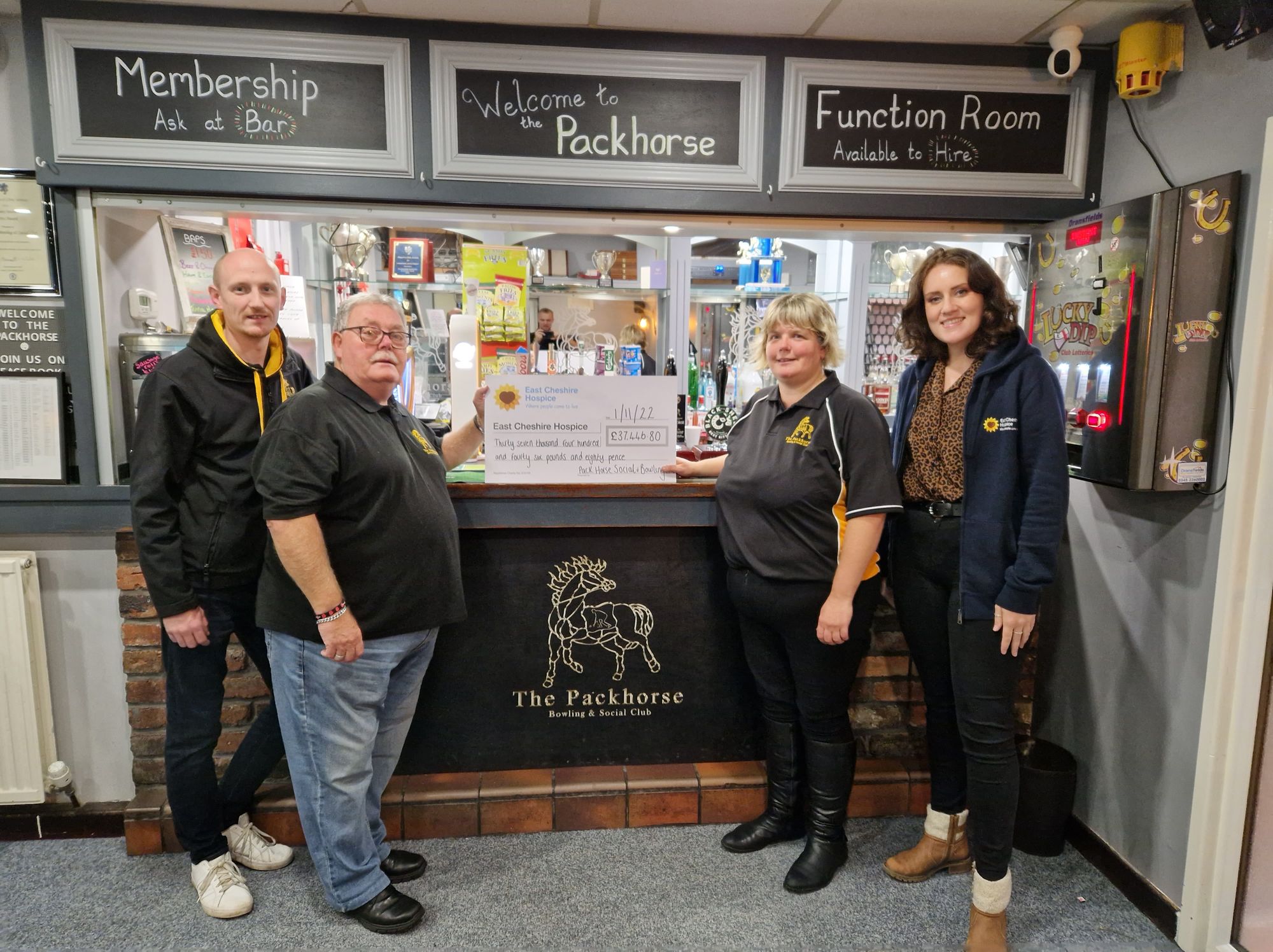 Two decades of fundraising: Macclesfield father and daughter raise over £37,000 for East Cheshire Hospice