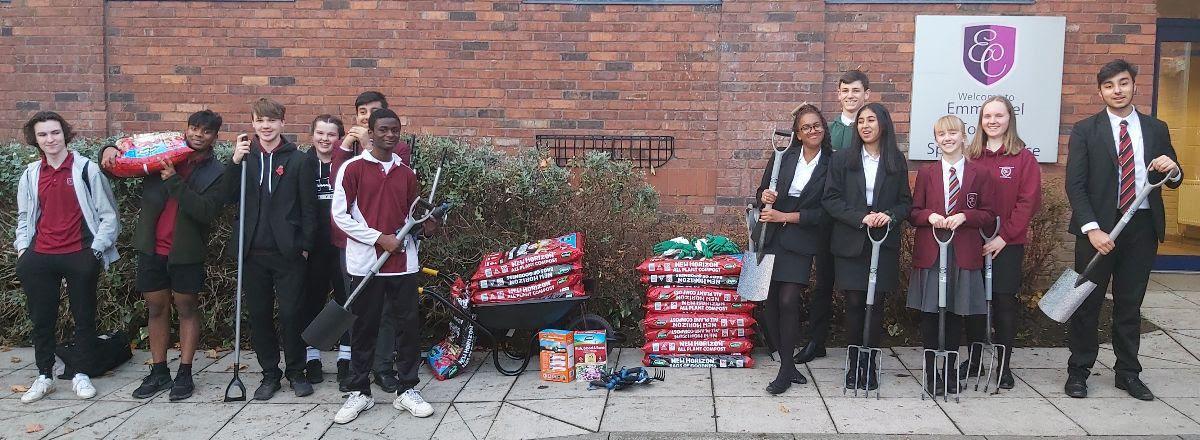 Gateshead students' gardening project blossoms thanks to donation
