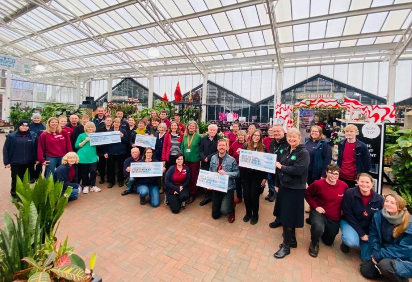 Garden centres raise over £45k for community and schools