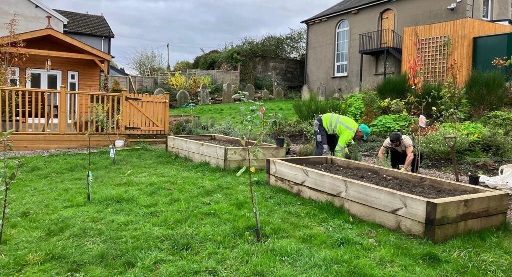 Caerphilly tree donation sees local centre 'grow relationship' with firm