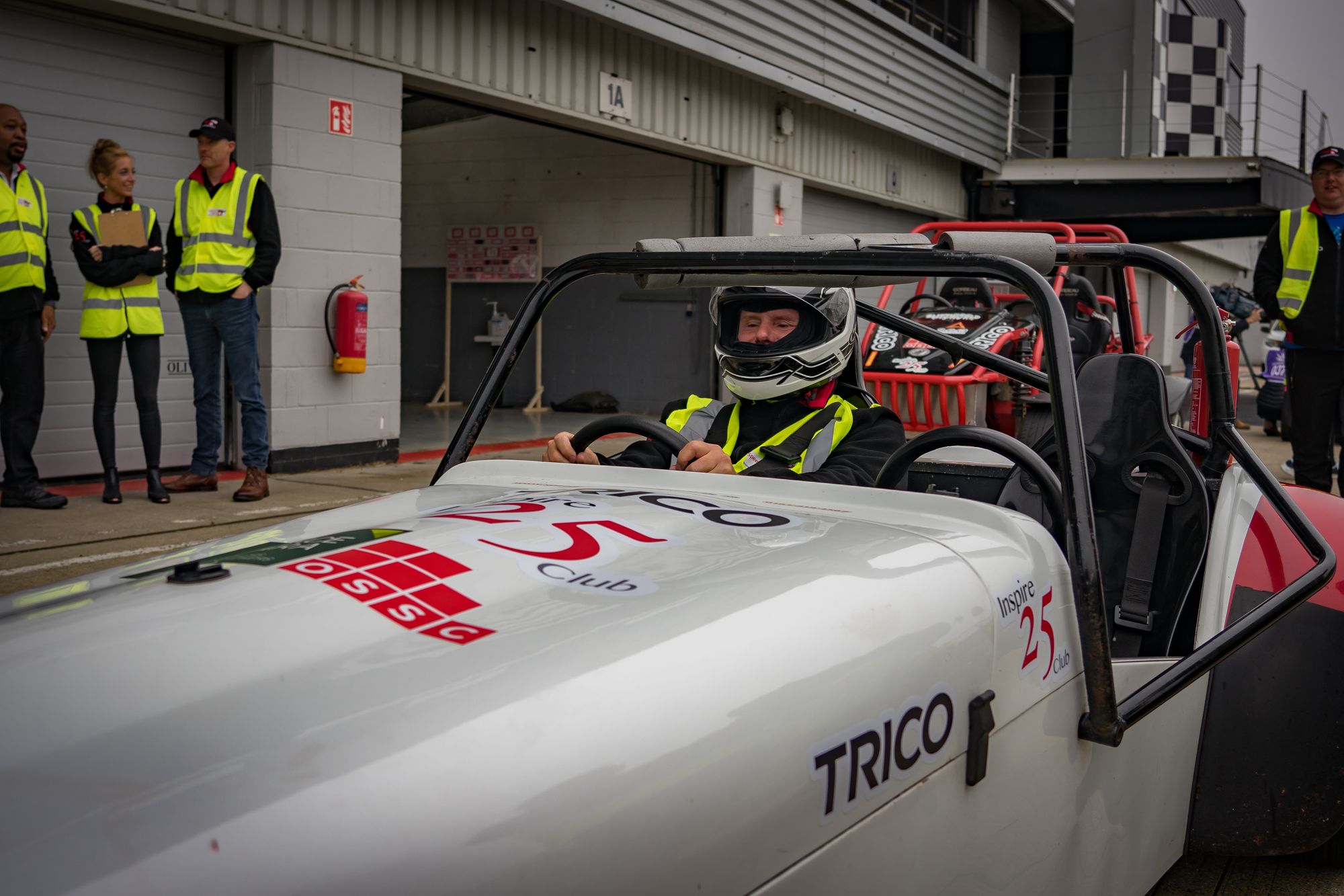 Blind race car driver receives Order of the British Empire Medal
