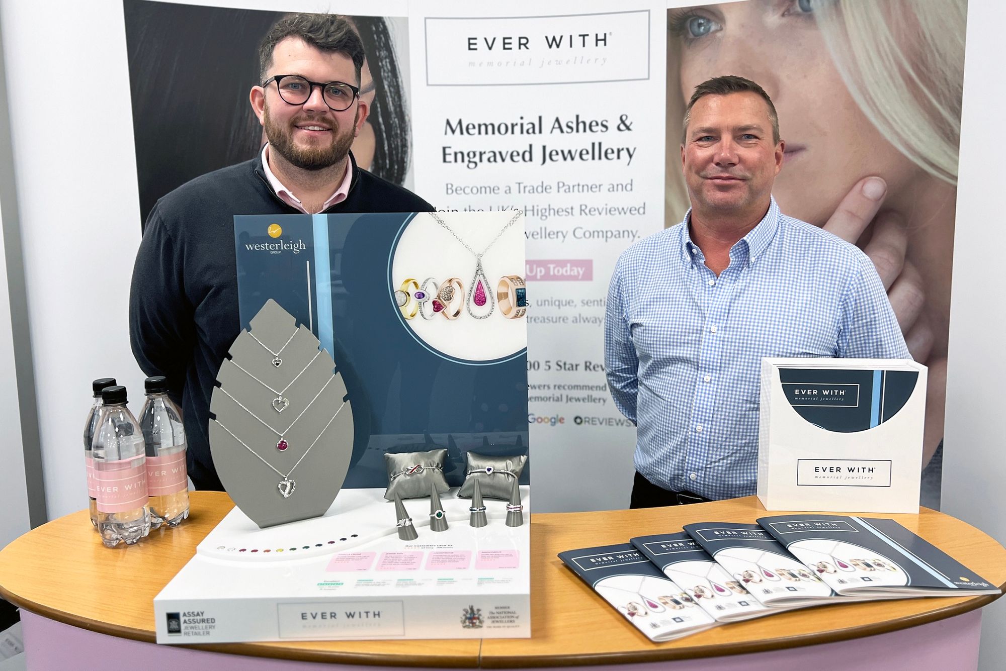 Memorial jewellery on offer at West Lancashire Crematorium