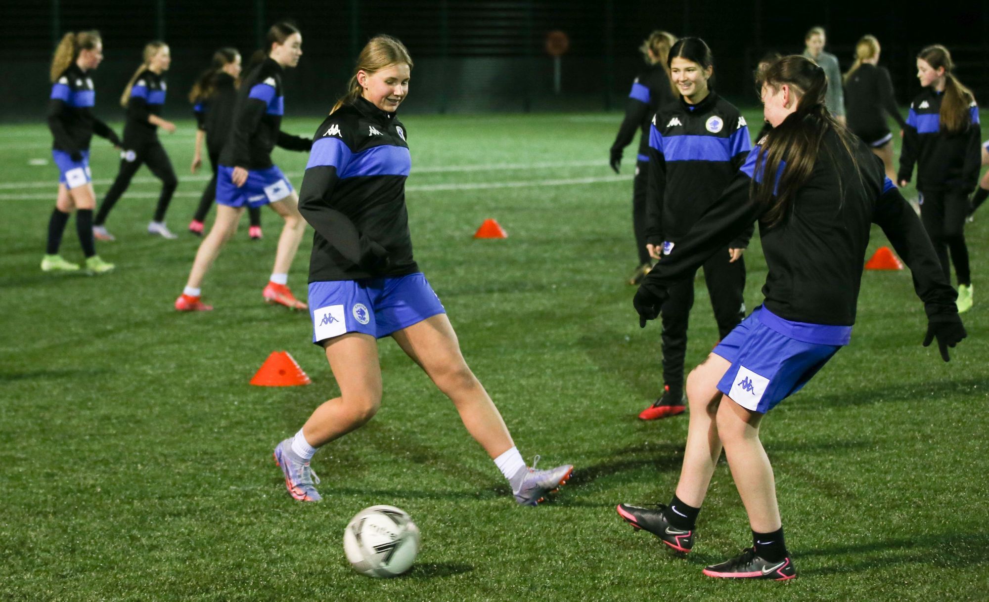 Chester's unbeaten girls in blue win backing from food wholesaler