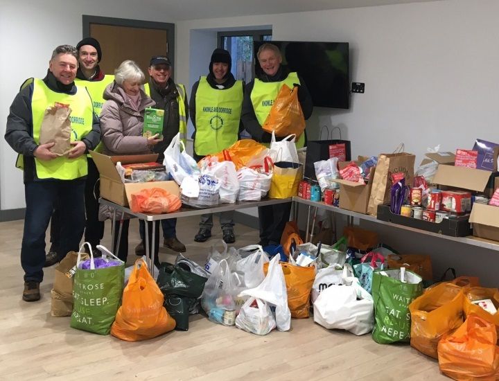 Rotarians work with foodbank as part of winter warmth campaign