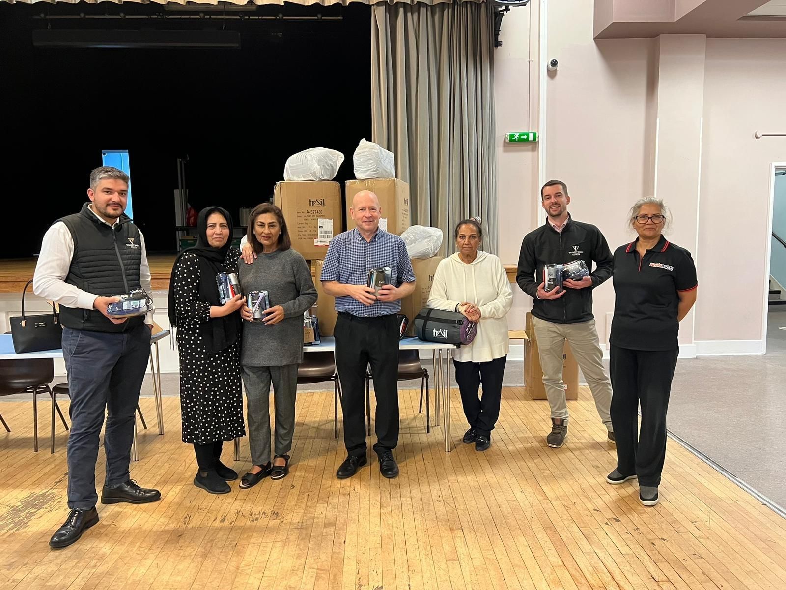 Construction company donates sleeping bags to Barking homeless