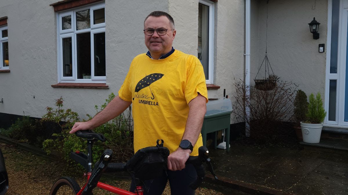 Man to cycle length of Africa for Herts-based Electric Umbrella