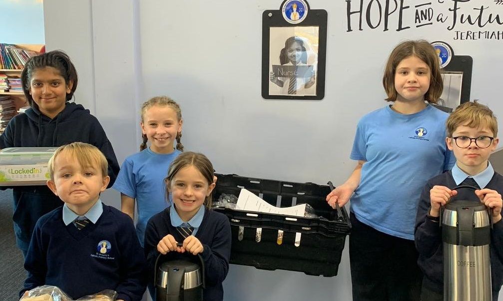 Emmaus Coventry and Warwickshire thanks pupils for delivering hot meals to homeless