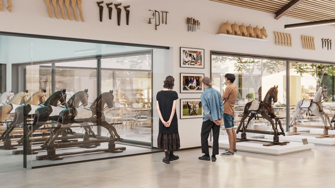 Plans for Kent rocking horse workshop and museum