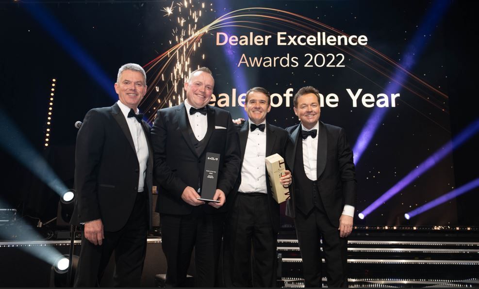 Gravells Kia Bridgend named Kia Dealer of the Year for second time running