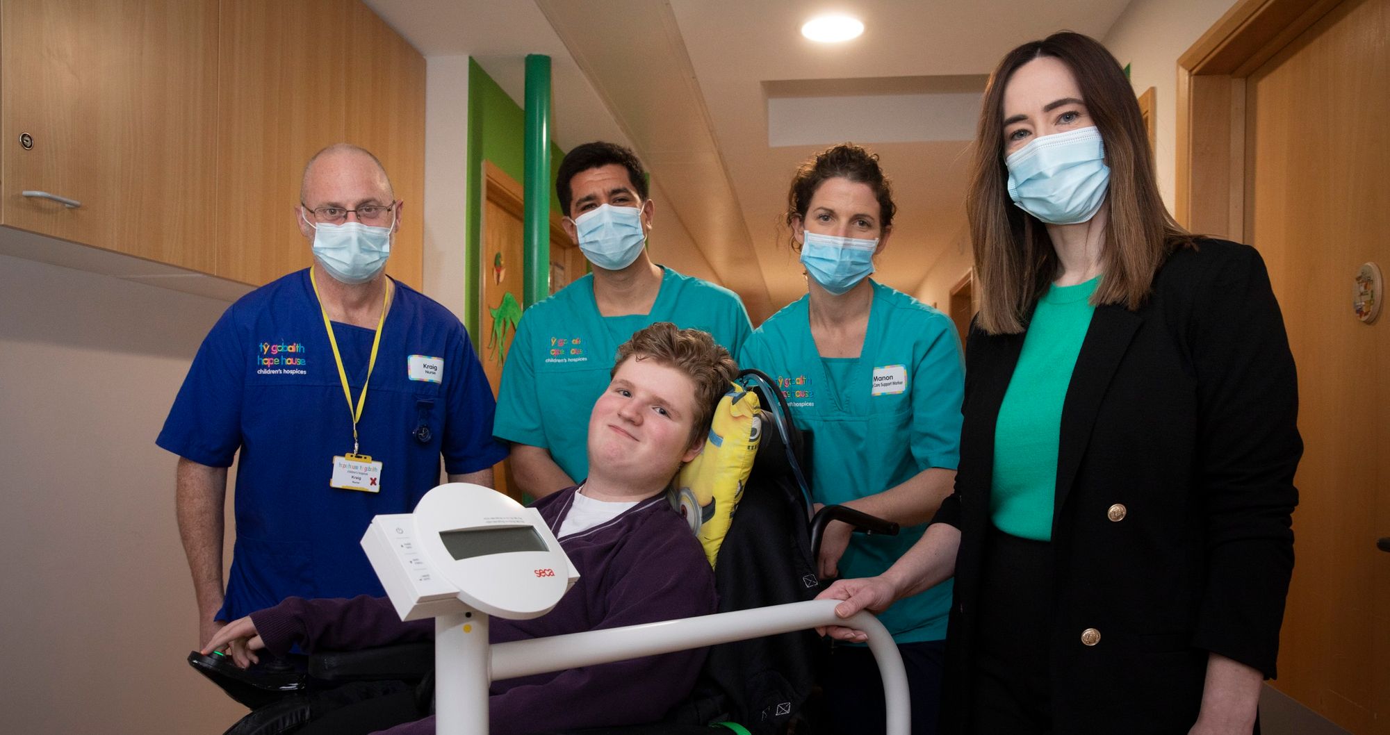 Llandudno law firm provides weighing machine for Tŷ Gobaith children's hospice