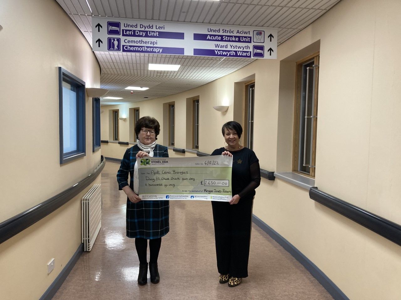 Concert raises over £2,000 for Bronglais Chemo Appeal