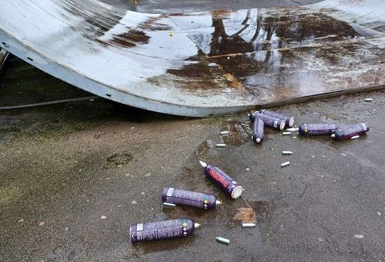 Laughing gas warning after empty canisters found at Runcorn park