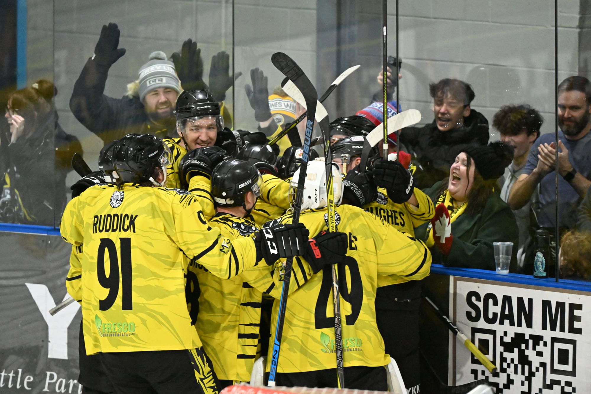 Ice Hockey: Last minute score sees Wild beat Blackburn Hawks