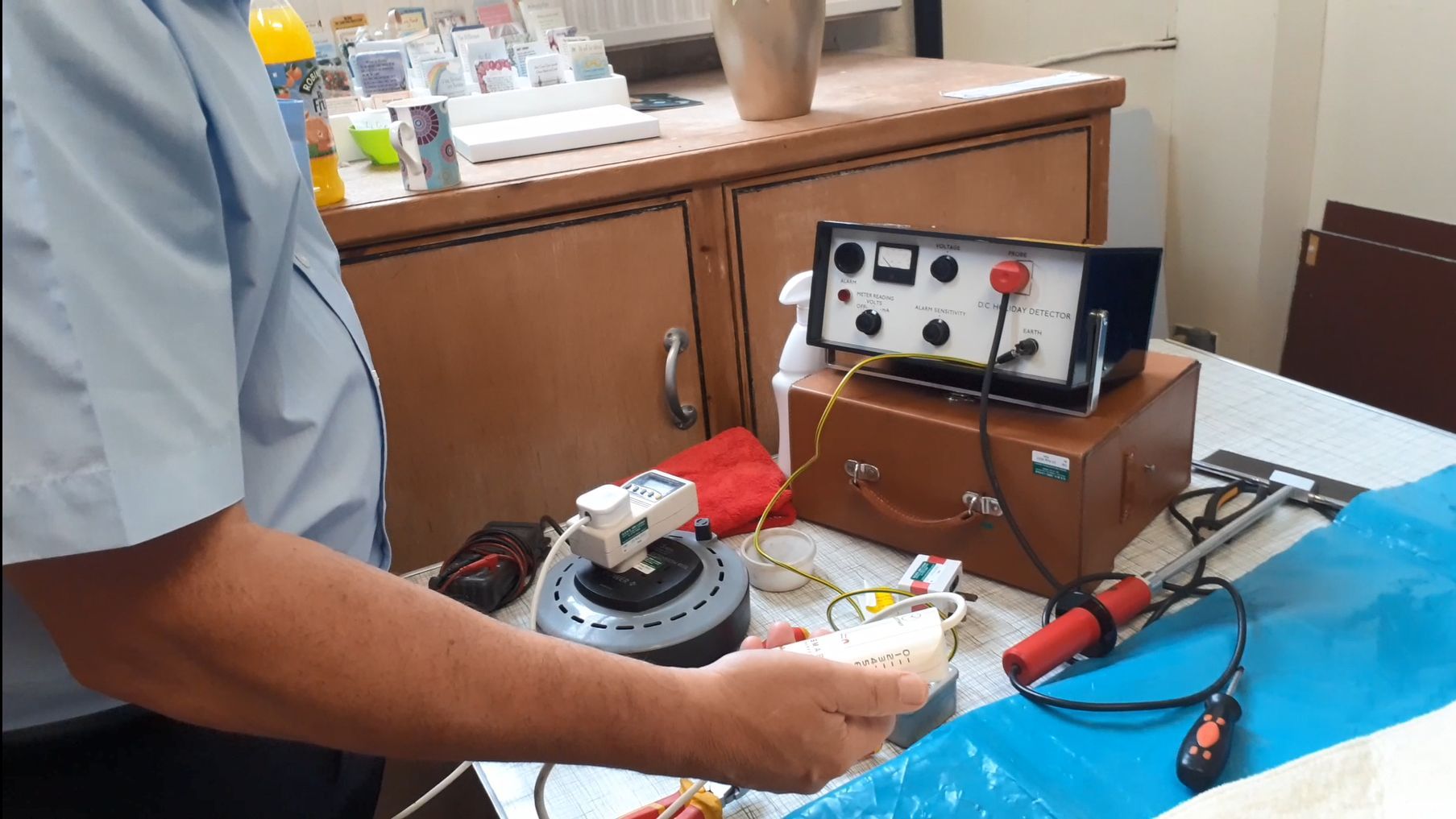 Free electrical testing for blankets and heaters in fire prevention