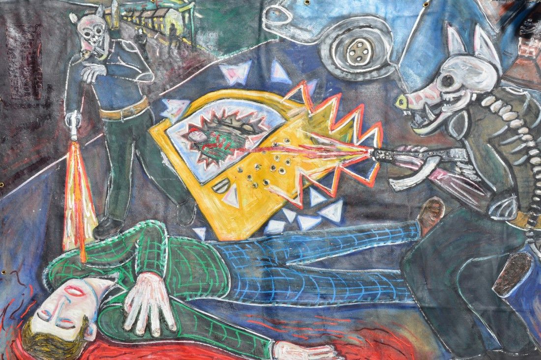 Rochdale exhibition showcases art of the turbulent 1980s
