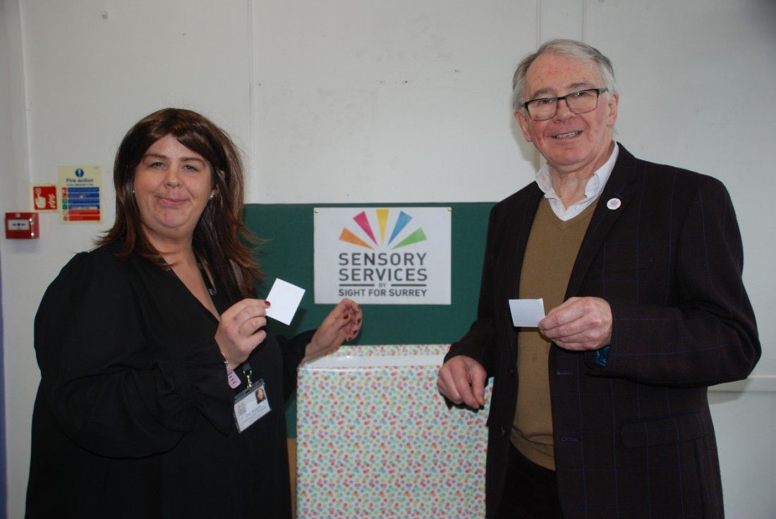 Surrey raffle raises thousands to help those with sensory loss