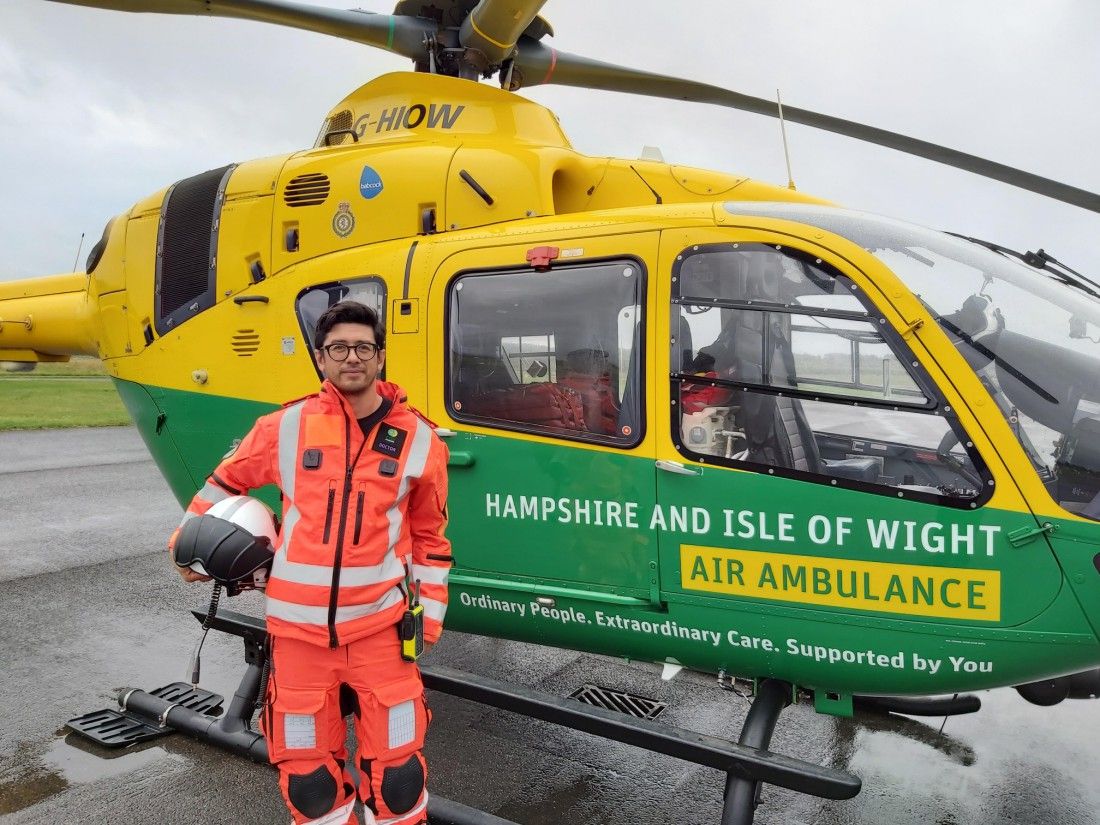 Three new flying doctors join Hampshire and Isle of Wight Air Ambulance