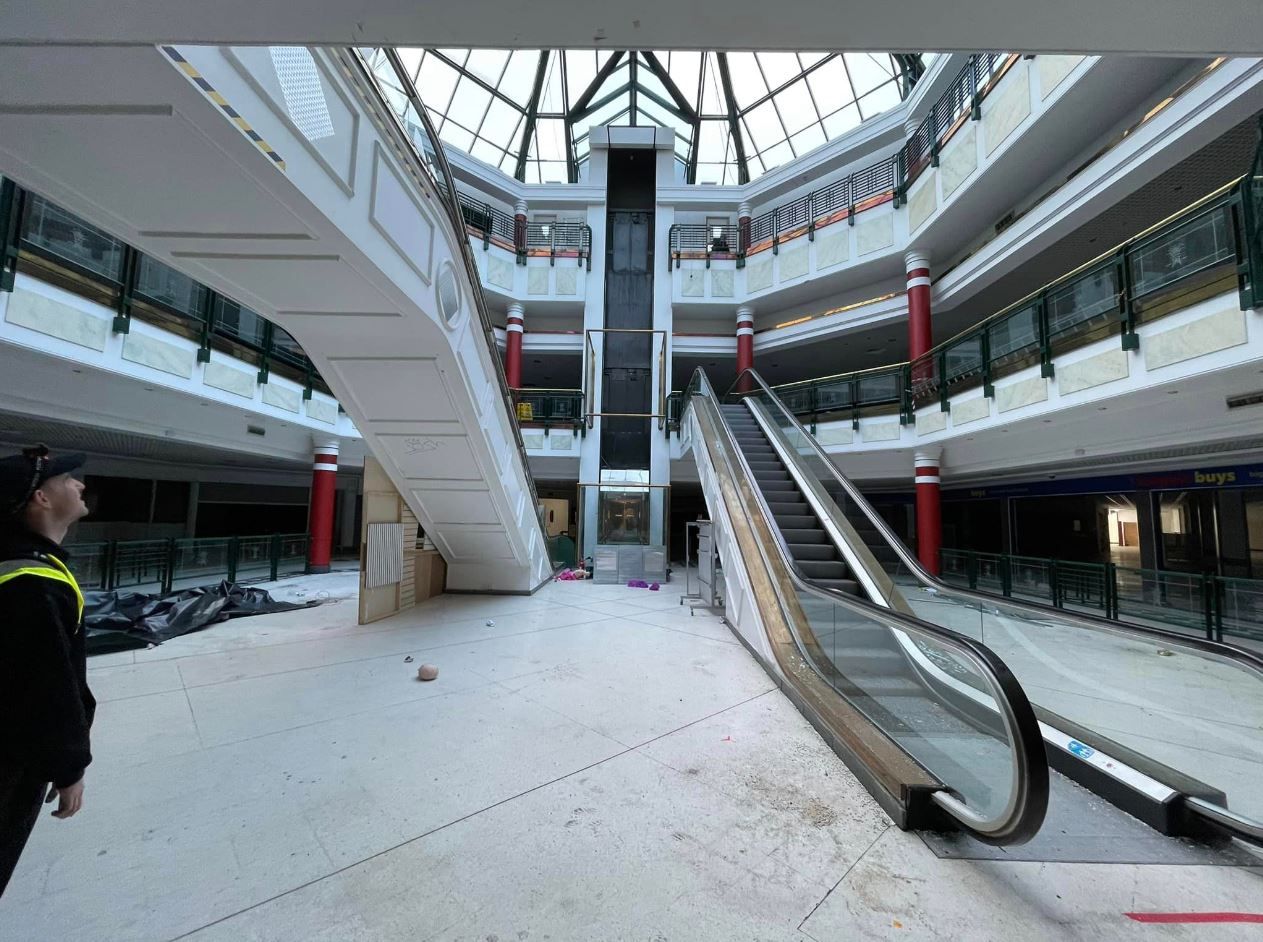 Inside Rochdale’s abandoned Wheatsheaf Shopping Centre