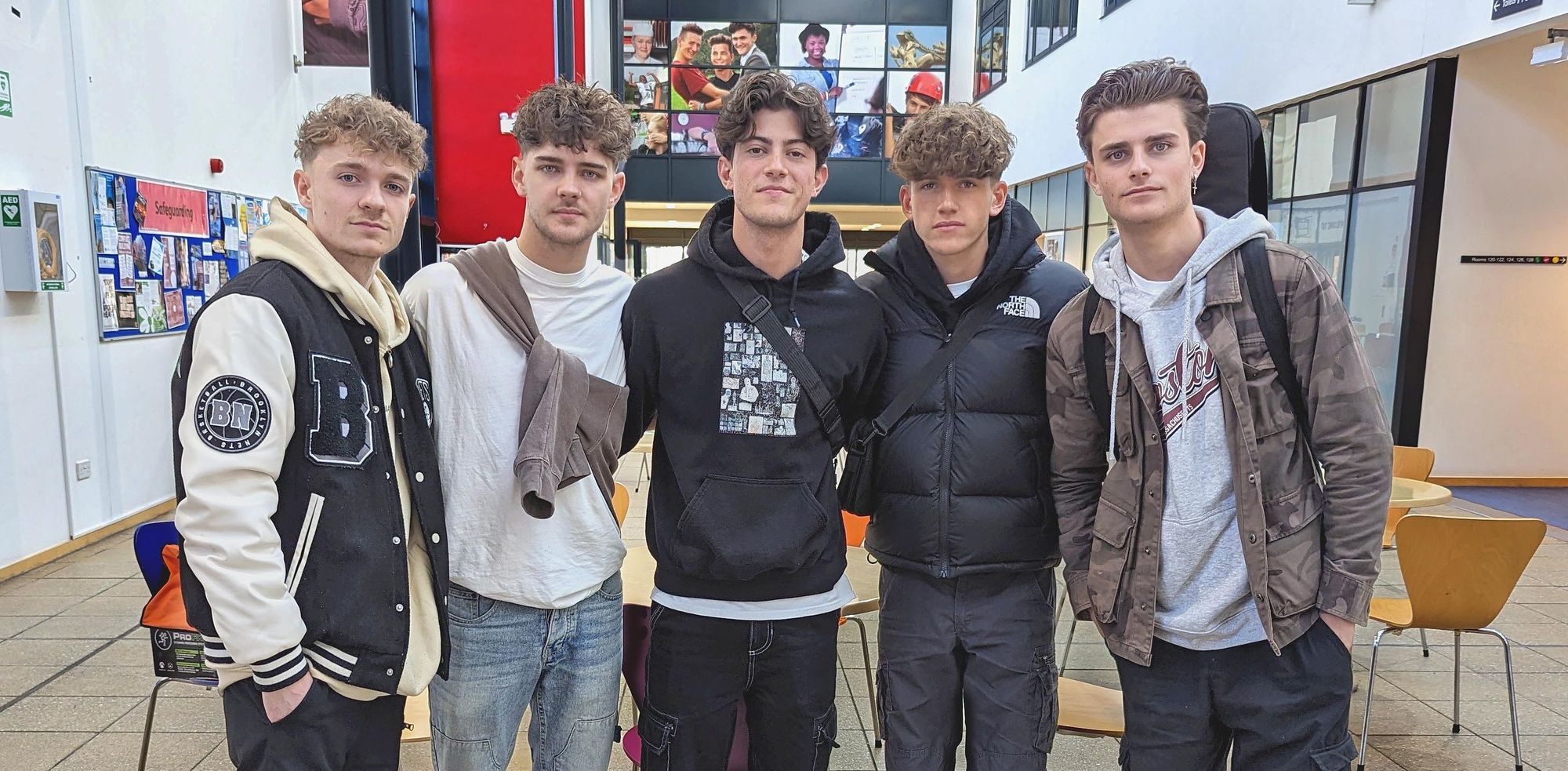 TikTok boyband visits Newbury College to give talk on bullying