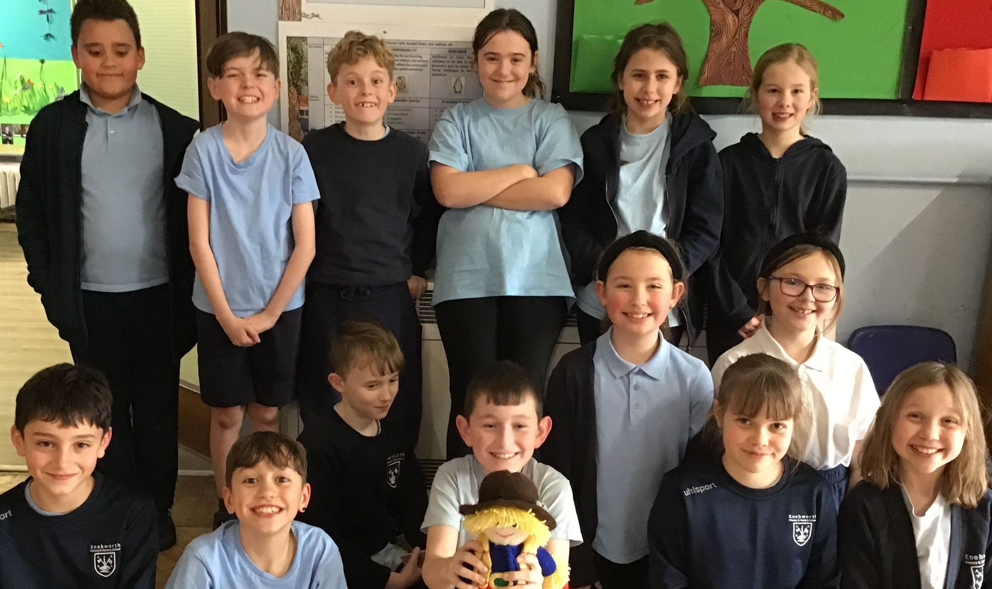 Scarecrow brings pupils and care home residents together