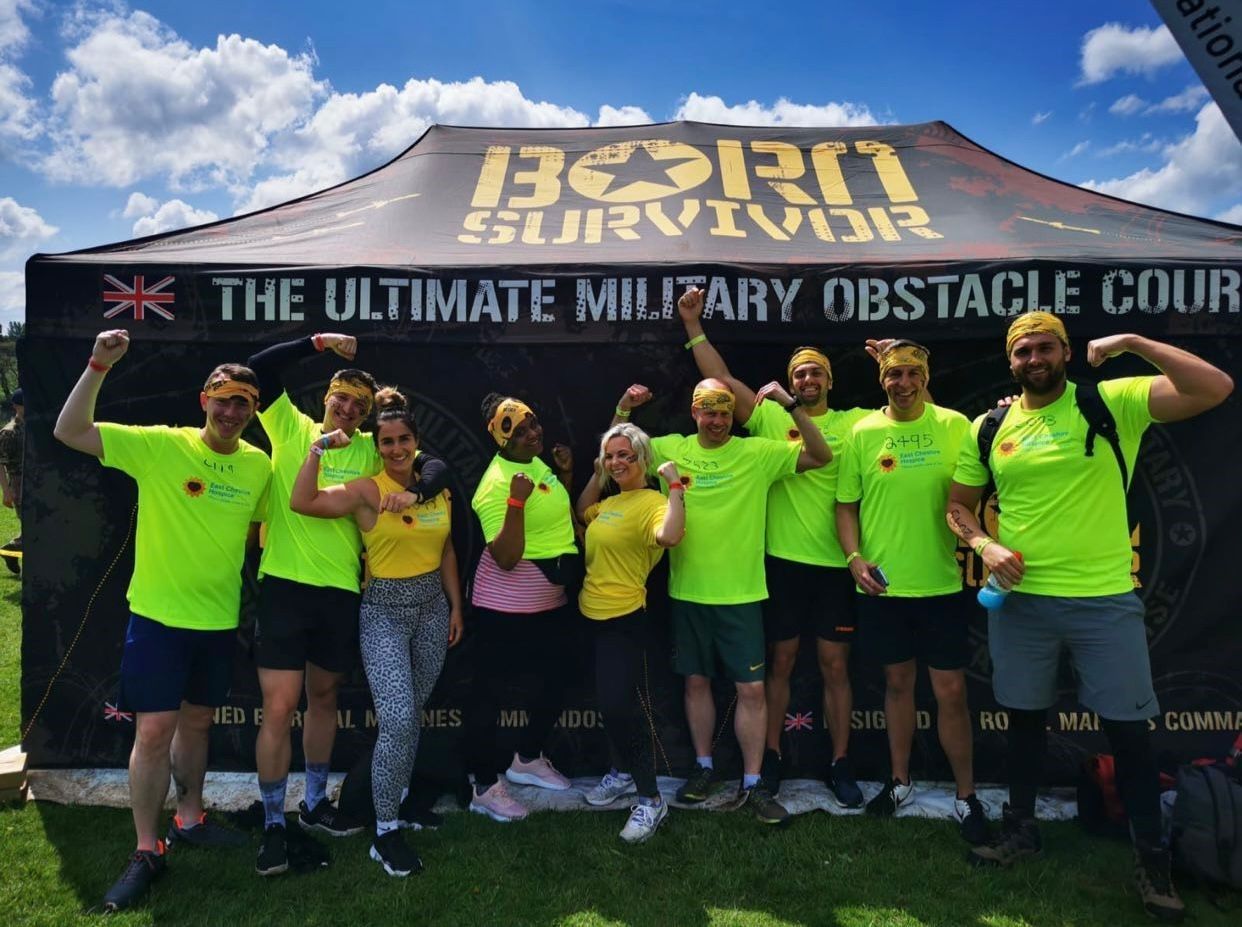 Fundraising team to tackle gruelling assault course for East Cheshire Hospice